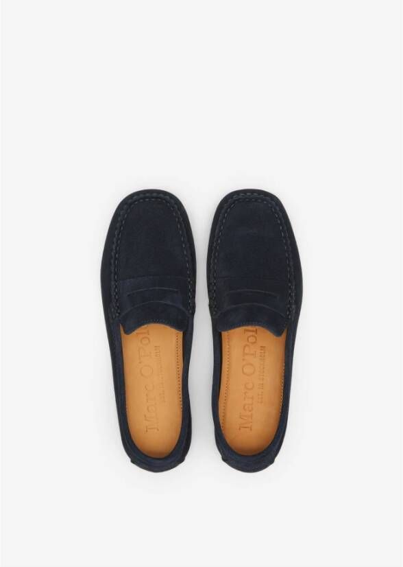 Marc O'Polo Suede Penny Loafer Moccasin Schoenen Green Dames