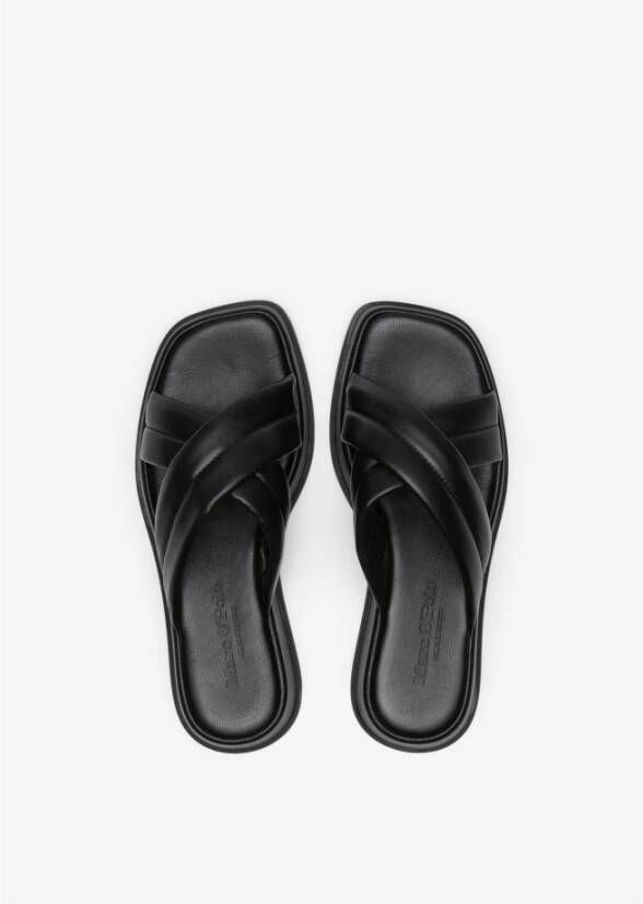 Marc O'Polo Elegant Platform Mule Black Dames - Foto 4
