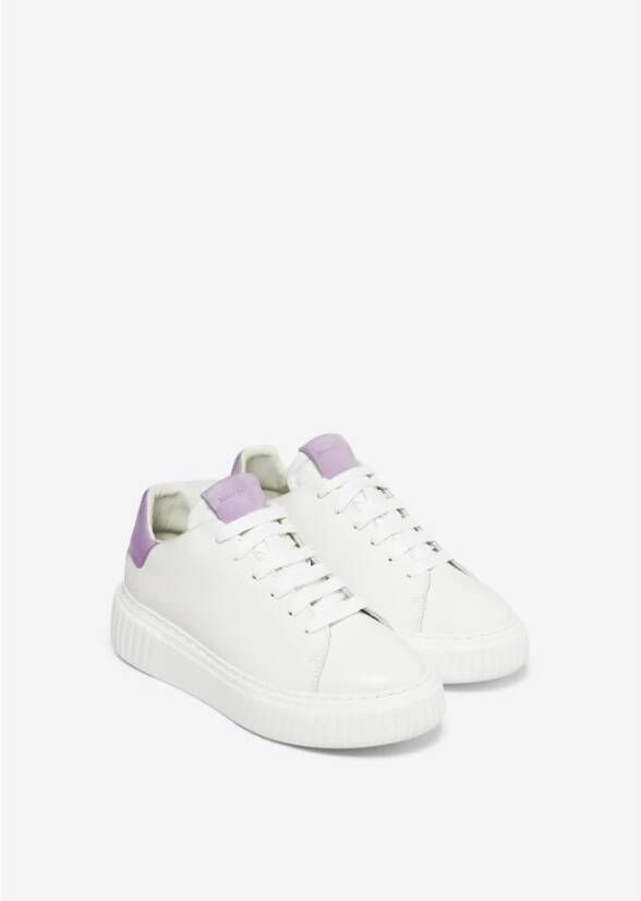 Marc O'Polo Kleurrijke Leren Sneakers met Suède Inzetstukken White Dames - Foto 2