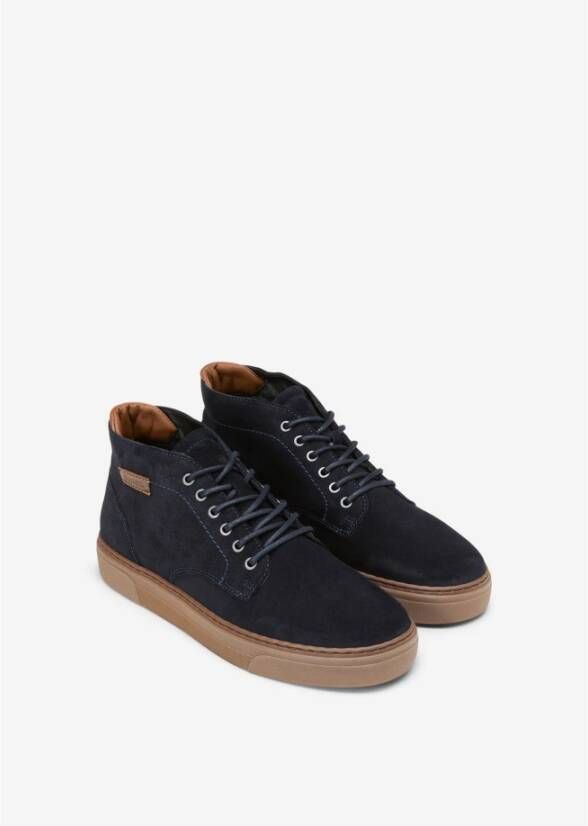 Marc O'Polo Enkellaars met vetersluiting Brown Heren