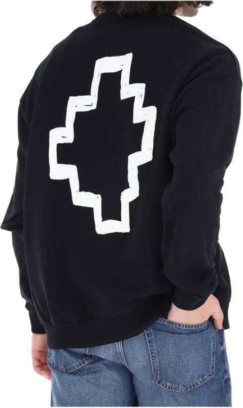 Marcelo Burlon Logo Sweatshirt met Geribbelde Boorden