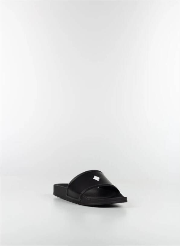 Marcelo Burlon County of Milan Slippers met print Zwart - Foto 7