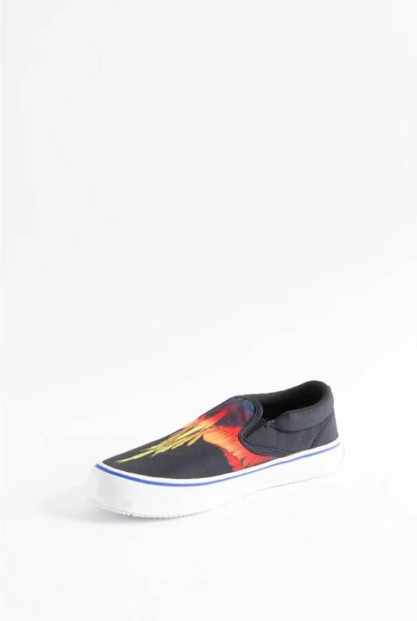Marcelo Burlon Zwart Rode Sneakers Hoogwaardig en Stijlvol Zwart Heren