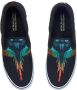 Marcelo Burlon Zwarte Slip-On Sneakers met Multicolor Print Zwart Heren - Thumbnail 4