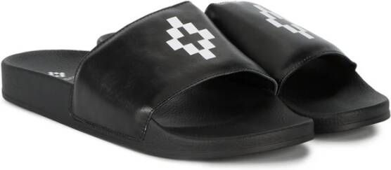 Marcelo Burlon Zwarte Baipool Stijlvolle Zwembroek Black Heren