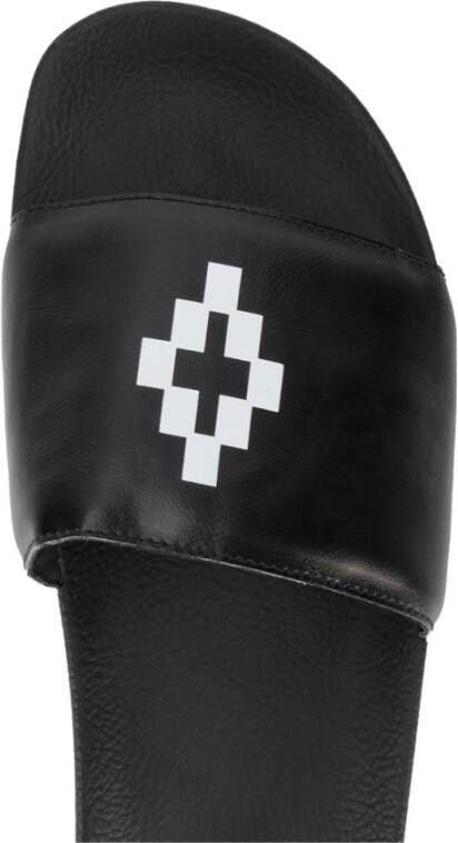 Marcelo Burlon Zwarte Baipool Stijlvolle Zwembroek Black Heren
