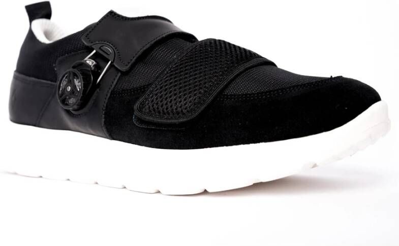 Marcelo Burlon Zwarte en witte hardloopschoenen Black Heren