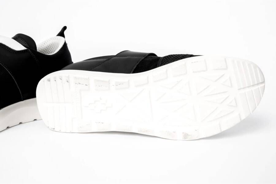 Marcelo Burlon Zwarte en witte hardloopschoenen Black Heren