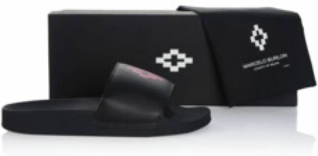 Marcelo Burlon Zwarte Heren Slippers