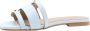 March23 Sliders Heren Zomerstrand Slippers Buitenshuis Blue Dames - Thumbnail 3