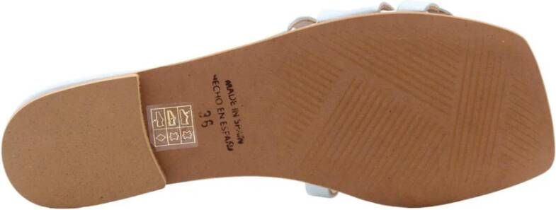 March23 Sliders Heren Zomerstrand Slippers Buitenshuis Blue Dames
