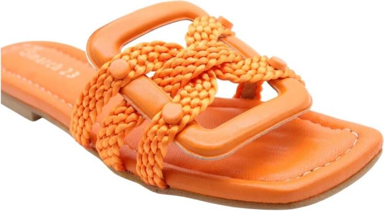 March23 Flat Sandals Oranje Dames