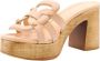March23 Tiger Mule Instappers Beige Dames - Thumbnail 6