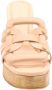 March23 Tiger Mule Instappers Beige Dames - Thumbnail 7