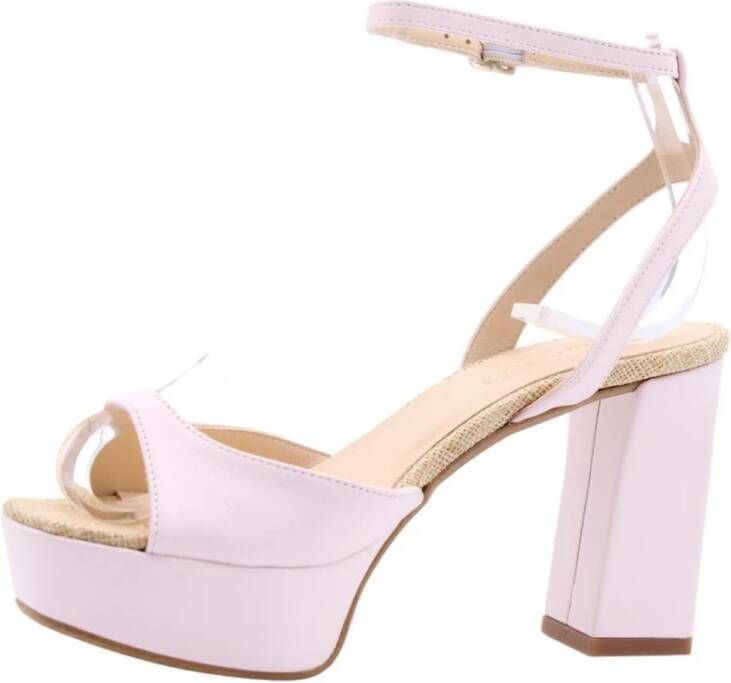 March23 Sandales à talons hauts élégantes Pink Dames
