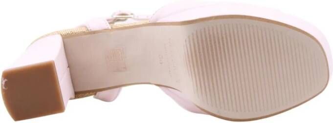 March23 Sandales à talons hauts élégantes Pink Dames