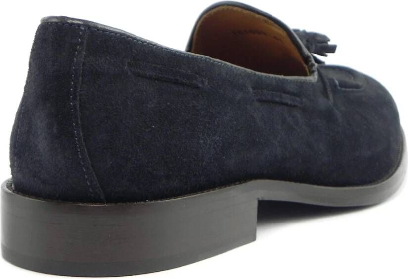 Marco Ferretti Blauwe Nappine Loafers Blue Heren