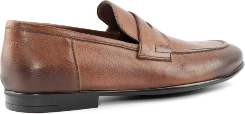 Marco Ferretti Bruine Leren Loafer Schoen Brown Heren