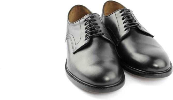 Marco Ferretti Glad Zwart Derby Schoenen Black Heren