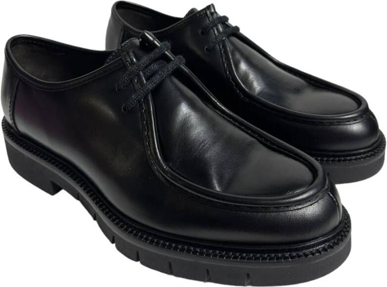Marco Ferretti Polyester lage schoenen ingenieursstijl Black Heren