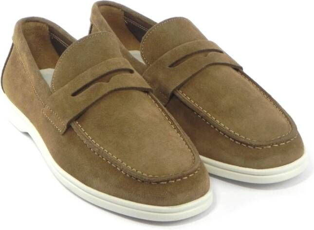 Marco Ferretti Stijlvolle Bootschoen Brown Heren
