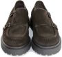 Birkenstock Taupe Suède Sandaal met Dubbele Gesp Beige - Thumbnail 3