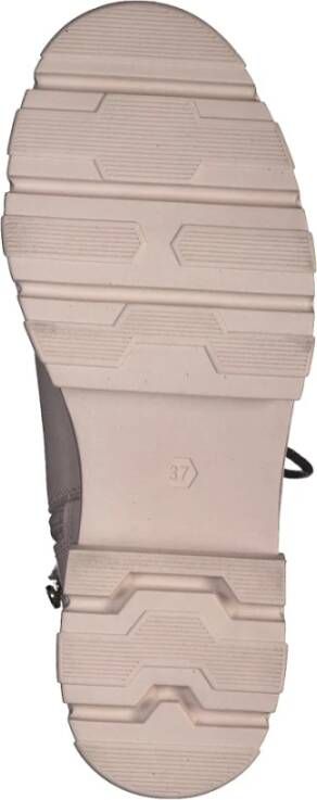 Marco Tozzi Beige Enkellaarsjes voor Dames