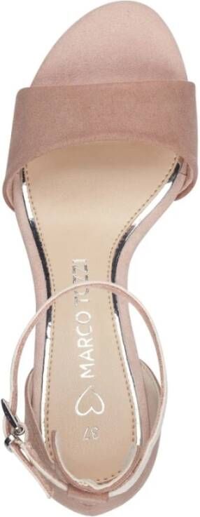 marco tozzi Beige Platte Sandalen voor Vrouwen Beige Dames