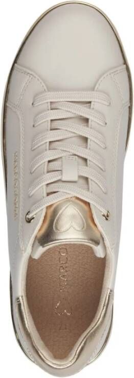 marco tozzi Beige Sneakers Cream Comb Beige Dames