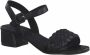 Marco tozzi Zwarte Casual Platte Sandalen Vrouwen Black Dames - Thumbnail 2