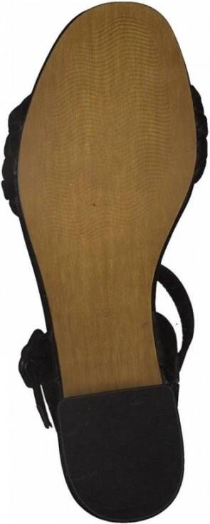 marco tozzi Casual open sandalen Zwart Dames