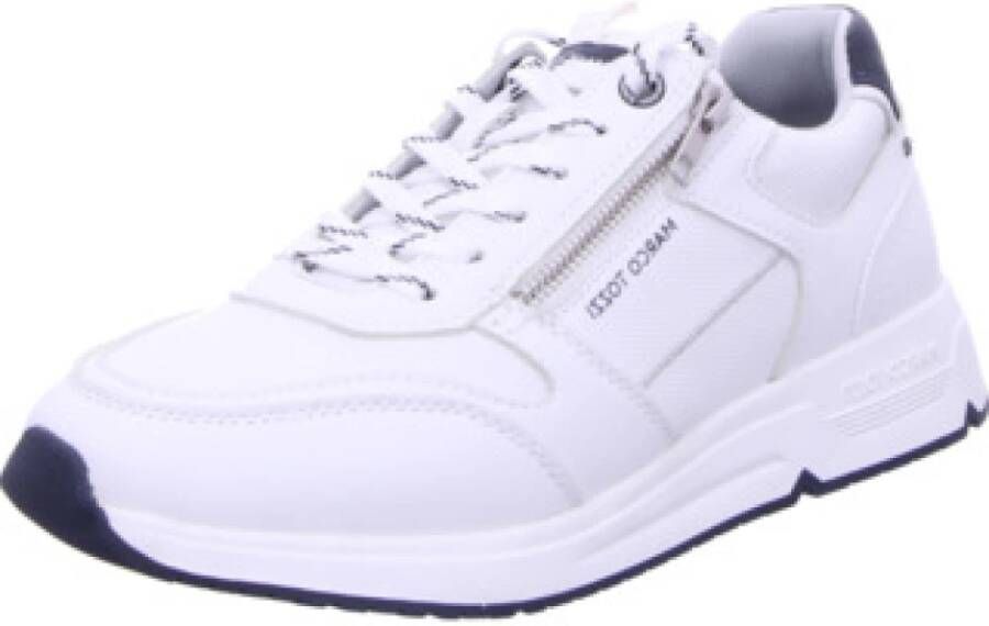 Marco Tozzi Casual Veterschoenen in Wit