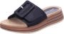Marco Tozzi Comfort Veterschoenen voor dames in zwart - Thumbnail 2