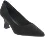 Marco tozzi Dames hoge hakken van stof Black Dames - Thumbnail 2