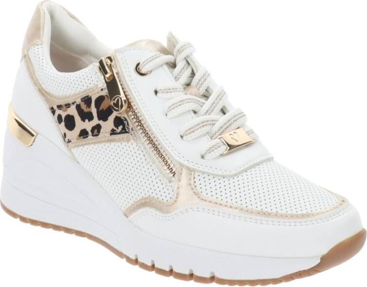 marco tozzi Dames Sneakers van Kunstleer White Dames