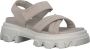 Marco tozzi Flat Sandals Beige Dames - Thumbnail 3