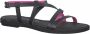 Marco tozzi Casual Low Heel Sandals Zwart Dames - Thumbnail 3