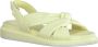 Marco tozzi Flat Sandals Yellow Dames - Thumbnail 2