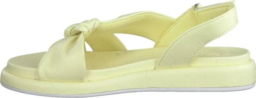 marco tozzi Flat Sandals Geel Dames