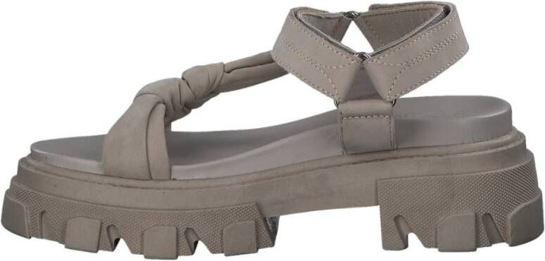 marco tozzi Flat Sandals Grijs Dames