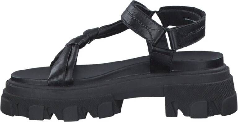 marco tozzi Flat Sandals Zwart Dames