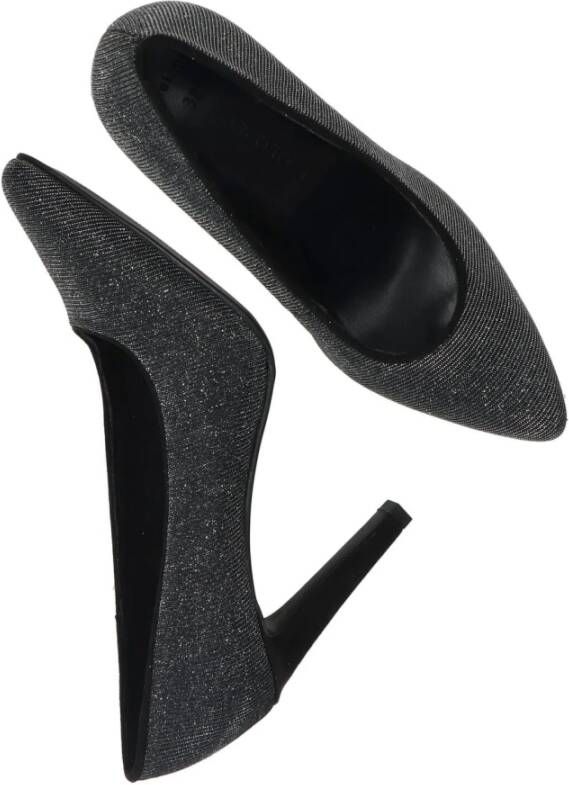 marco tozzi Glitter Pump Black Dames