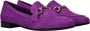 Marco tozzi Paarse Vegan Loafer met Gouden Ketting Purple - Thumbnail 3