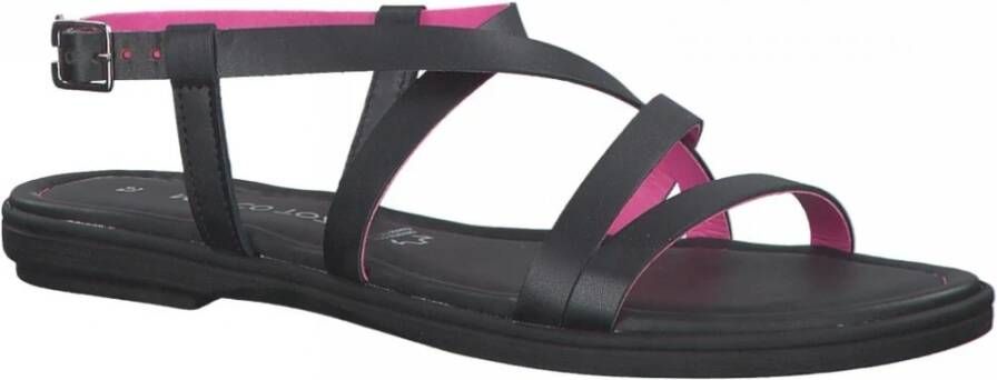 marco tozzi Platte sandalen Zwart Dames