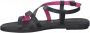 Marco tozzi Casual Low Heel Sandals Zwart Dames - Thumbnail 3