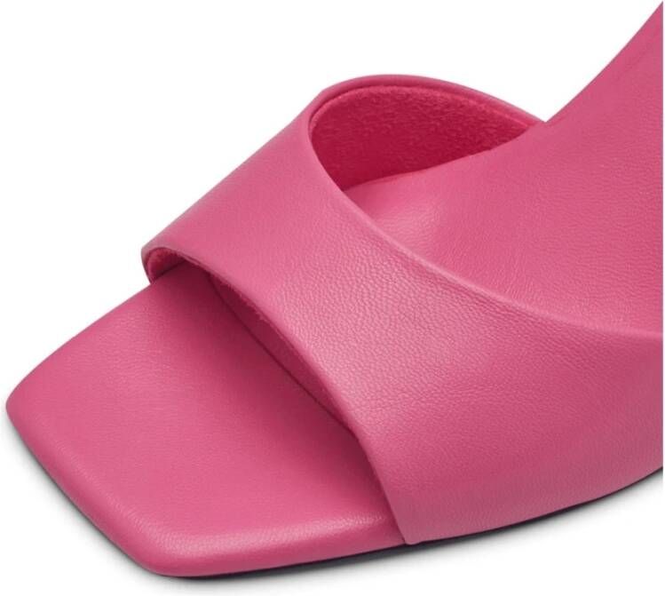 marco tozzi Roze Platte Sandalen voor Vrouwen Pink Dames