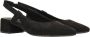 Marco tozzi Zwarte Slingback Schoenen Vegan Suède Black Dames - Thumbnail 5