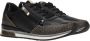Marco tozzi Stijlvolle Sneaker met Speelse Print en Gouden Accenten Zwart Dames - Thumbnail 9