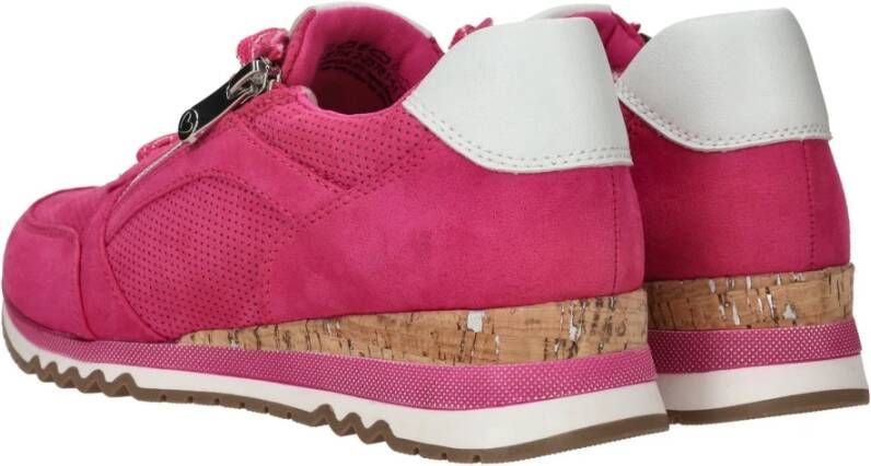 marco tozzi Sportieve Vegan Sneaker in Roze Pink Dames