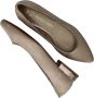 Marco tozzi Stijlvolle beige ballerina met metallic detail Beige - Thumbnail 6
